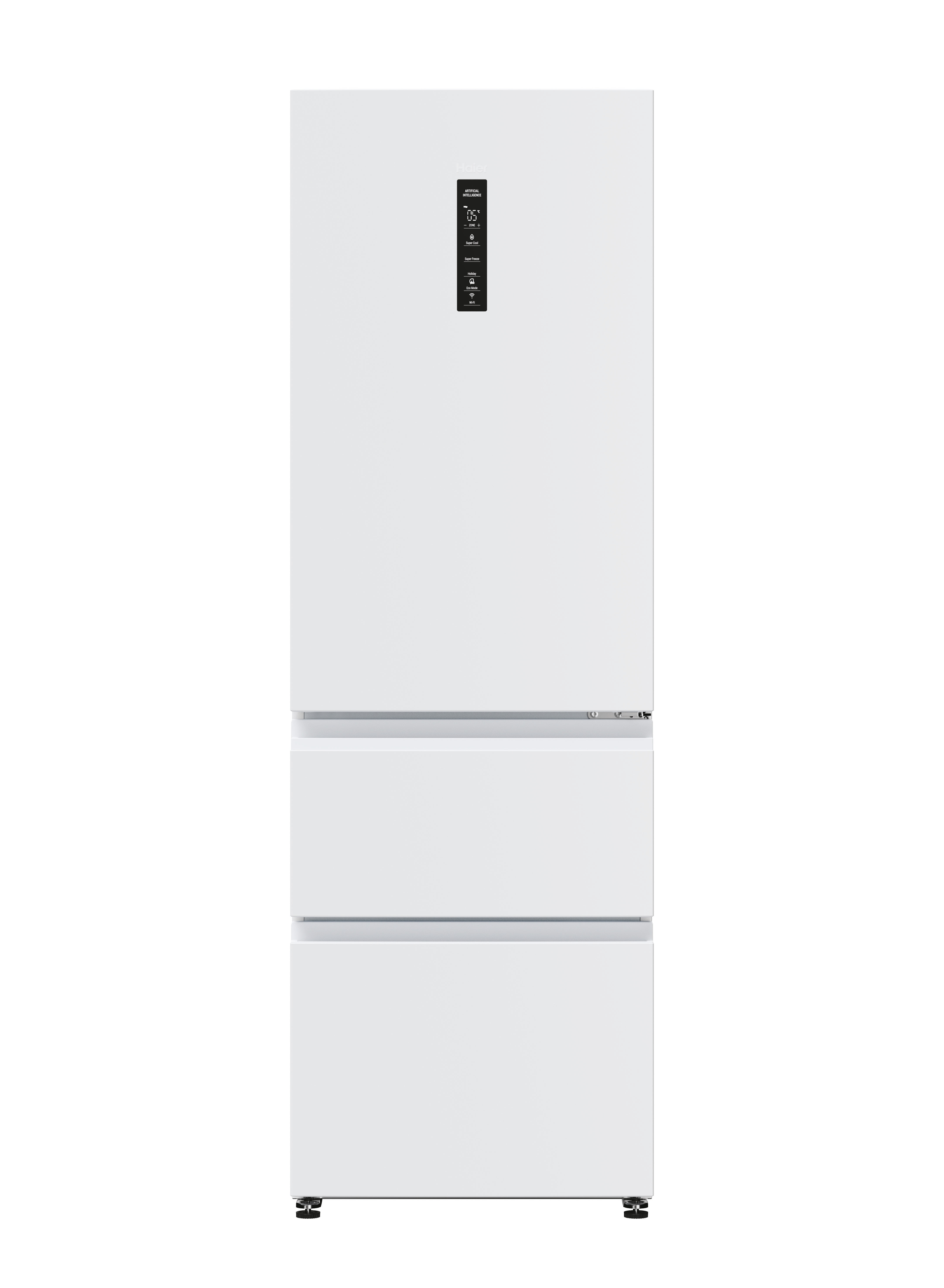 Frigorífico Combi Haier Total No Frost con WIFI 3D 60 Series 5 - HTW5618ENPW (Reacondicionado Grado D) - Blanco Blanco-2