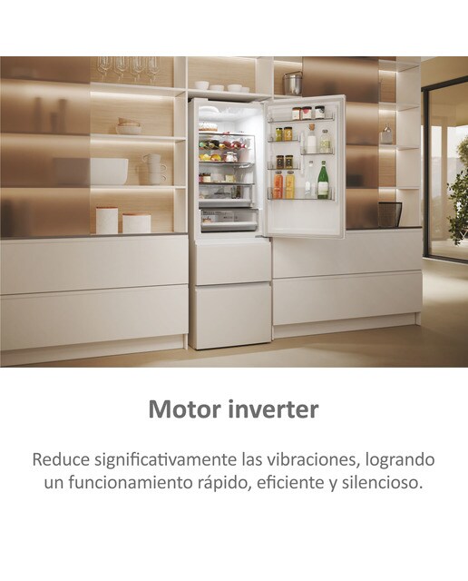 Frigorífico Combi Haier Total No Frost con WIFI 3D 60 Series 5 - HTW5618ENPW (Reacondicionado Grado D) - Blanco Blanco-9