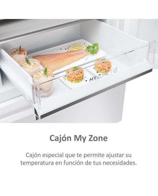 Frigorífico Combi Haier Total No Frost con WIFI 3D 60 Series 5 - HTW5618ENPW (Reacondicionado Grado D) - Blanco Blanco-10