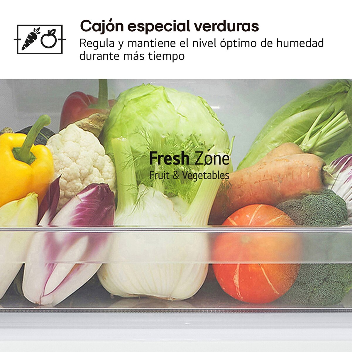 Frigorífico dos puertas LG, Door Cooling, Total No Frost - GTBV20SWZJD (Reacondicionado Grado D) - Blanco Blanco-6