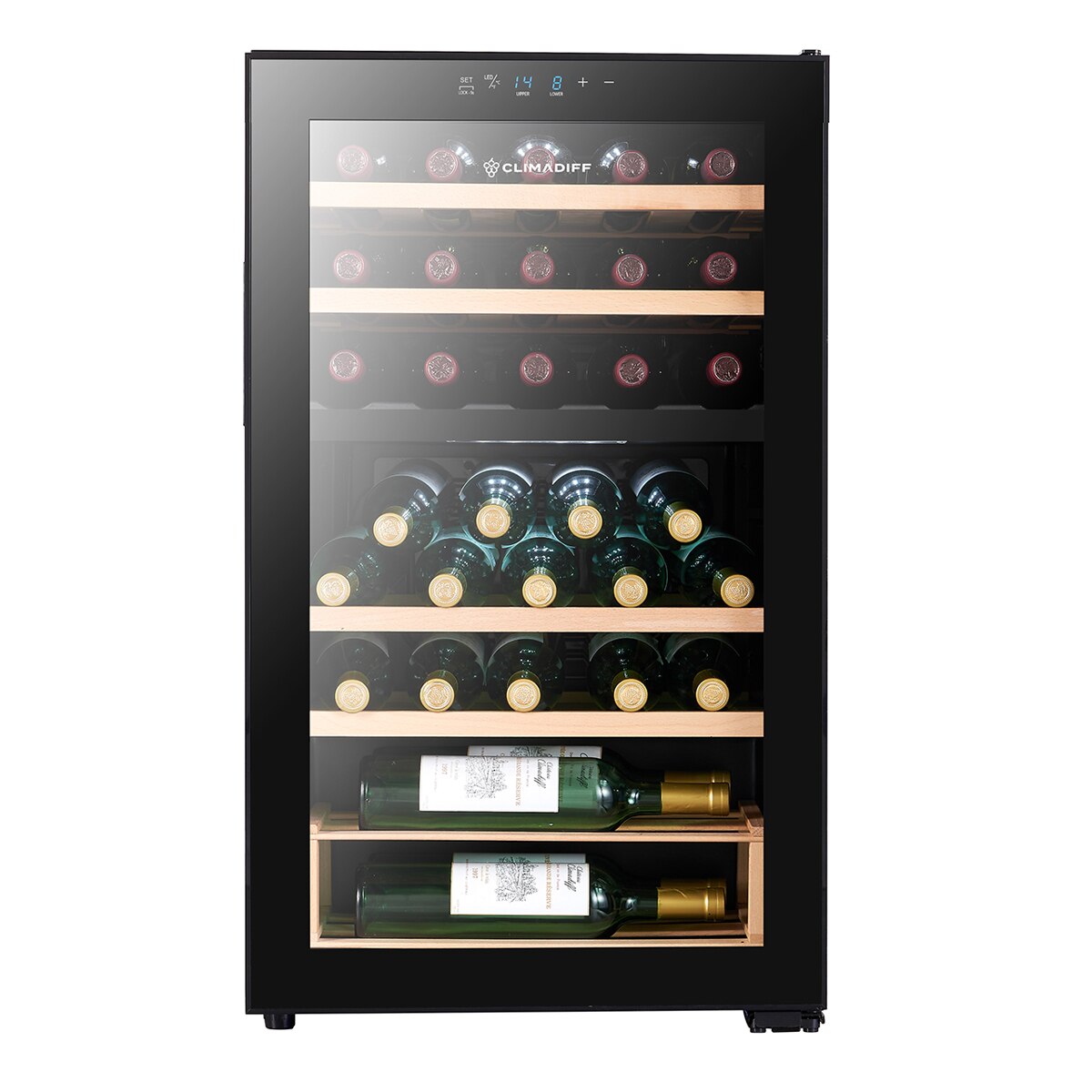 Imagen 0 de Vinoteca Climadiff para 33 botellas - CEPAGE33DZ (Reacondicionado Grado D) Negro