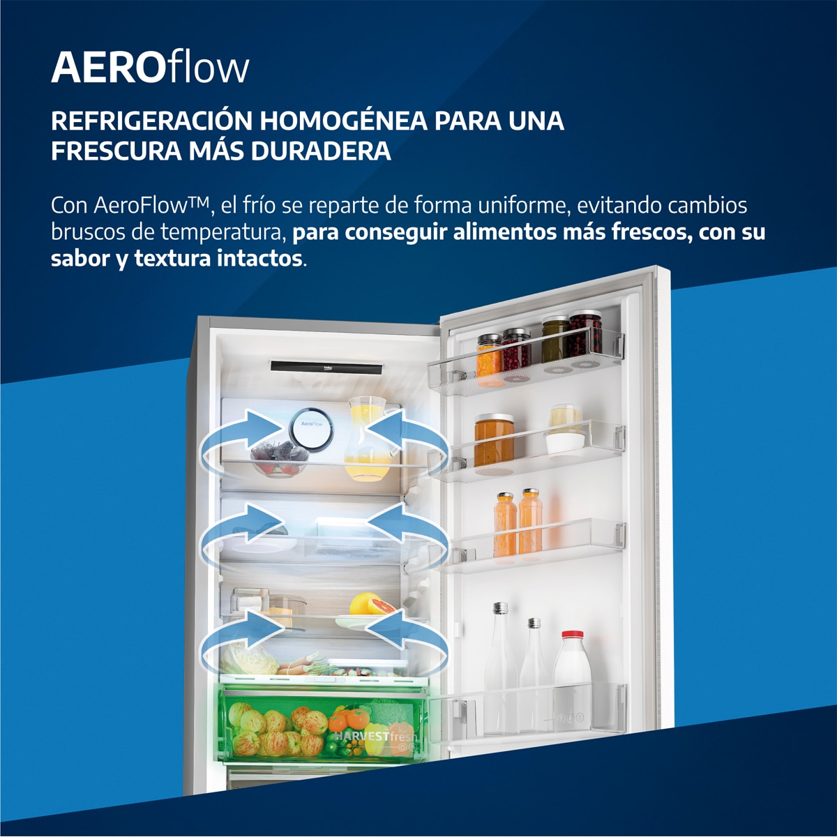 Frigorífico Combi Beko Total No Frost - Modelo B5RCNE416HW (Reacondicionado Grado C) - Blanco Blanco-6