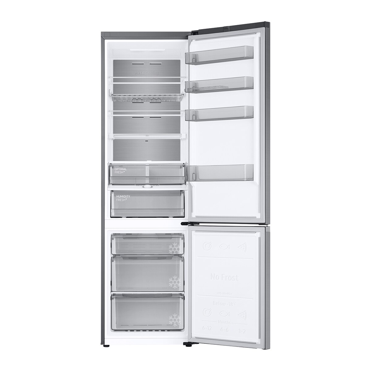 Frigorífico Combi AI Samsung Balda Botellero 390L Clase C Inox - RB38C776CS9/EF (Reacondicionado Grado D) - Inox Inox-17