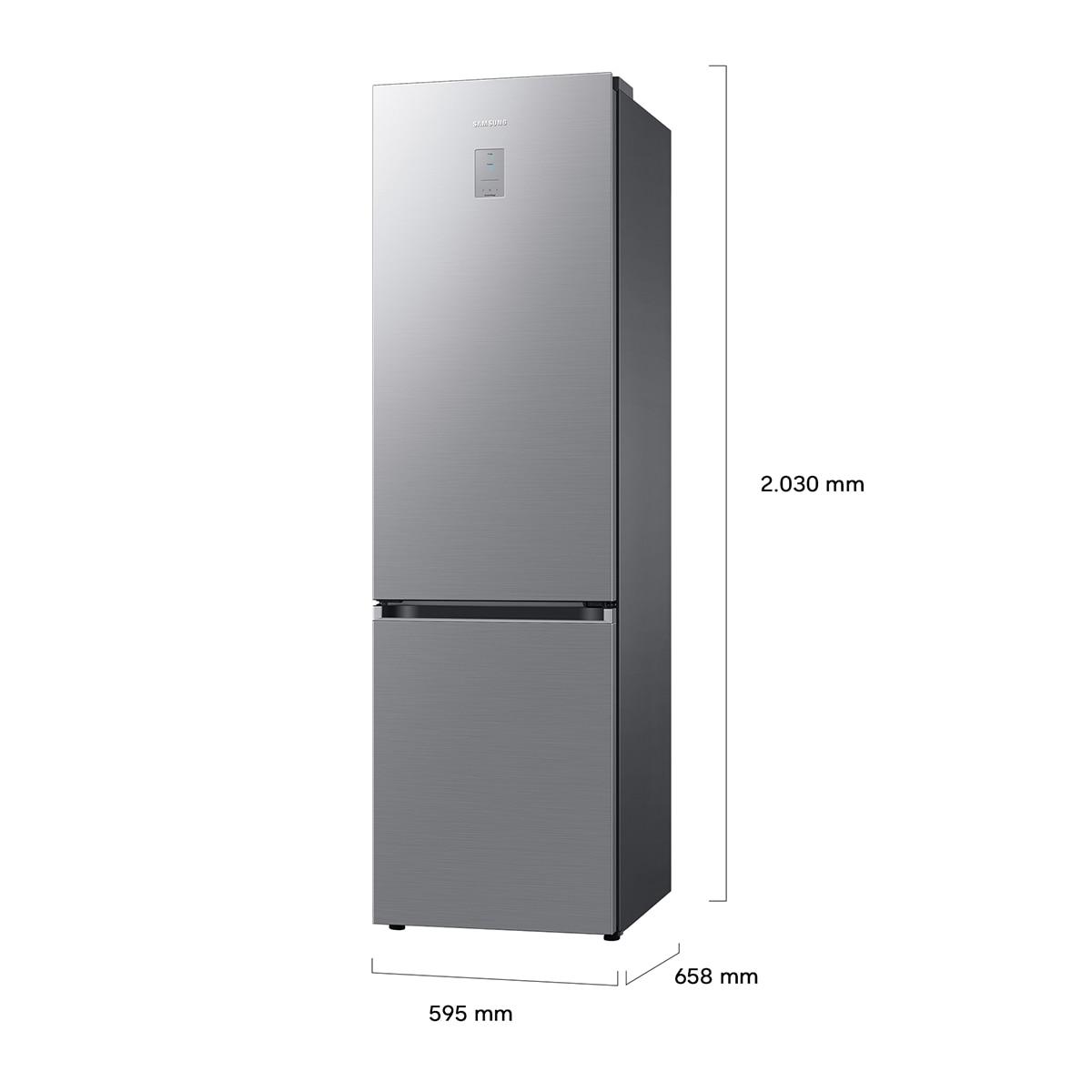 Frigorífico Combi AI Samsung Balda Botellero 390L Clase C - RB38C776CS9/EF (Reacondicionado Grado D) - Inox Inox-3