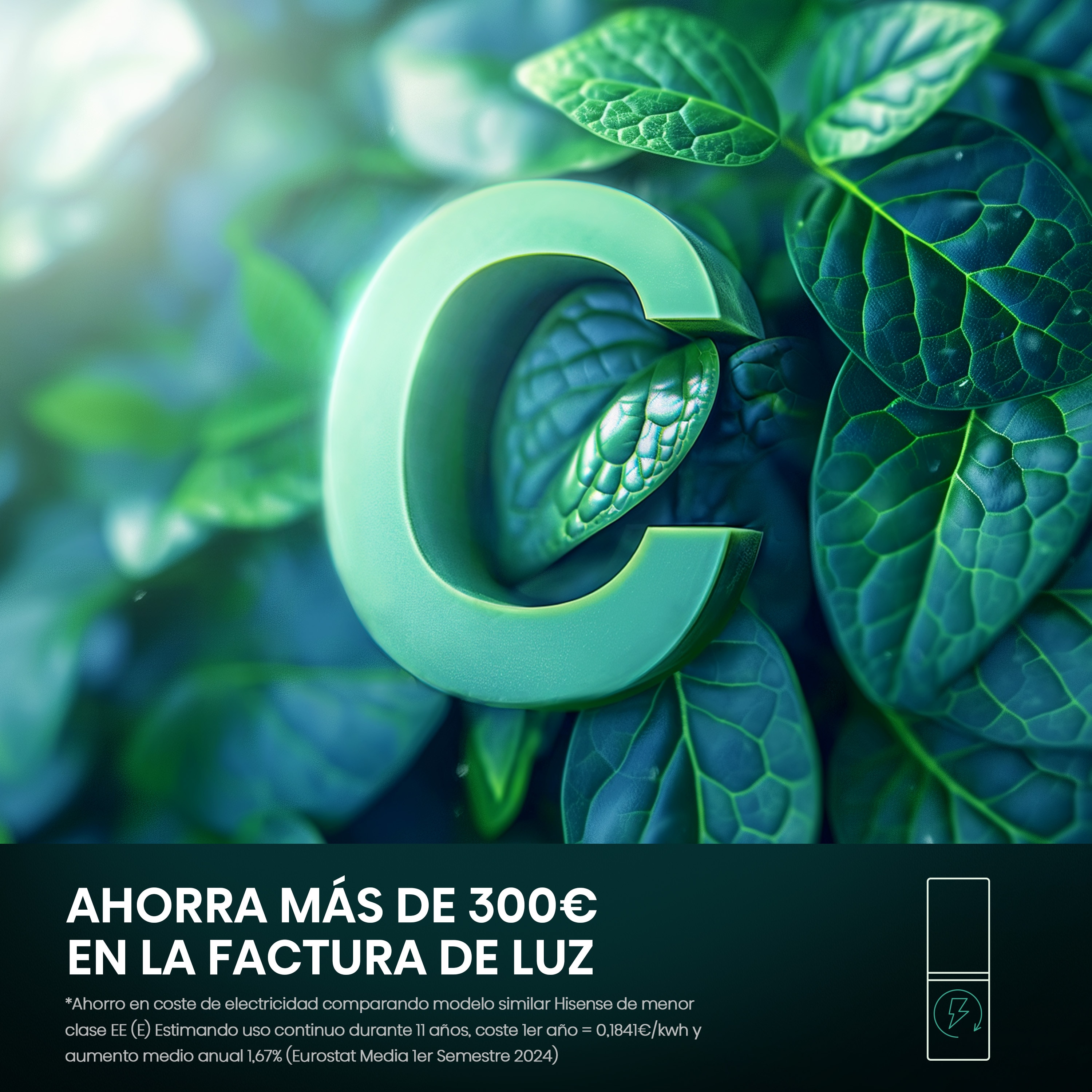 Frigorífico combi Hisense Total No Frost - RB440N4ACC (Reacondicionado Grado D) - Inox Inox-4
