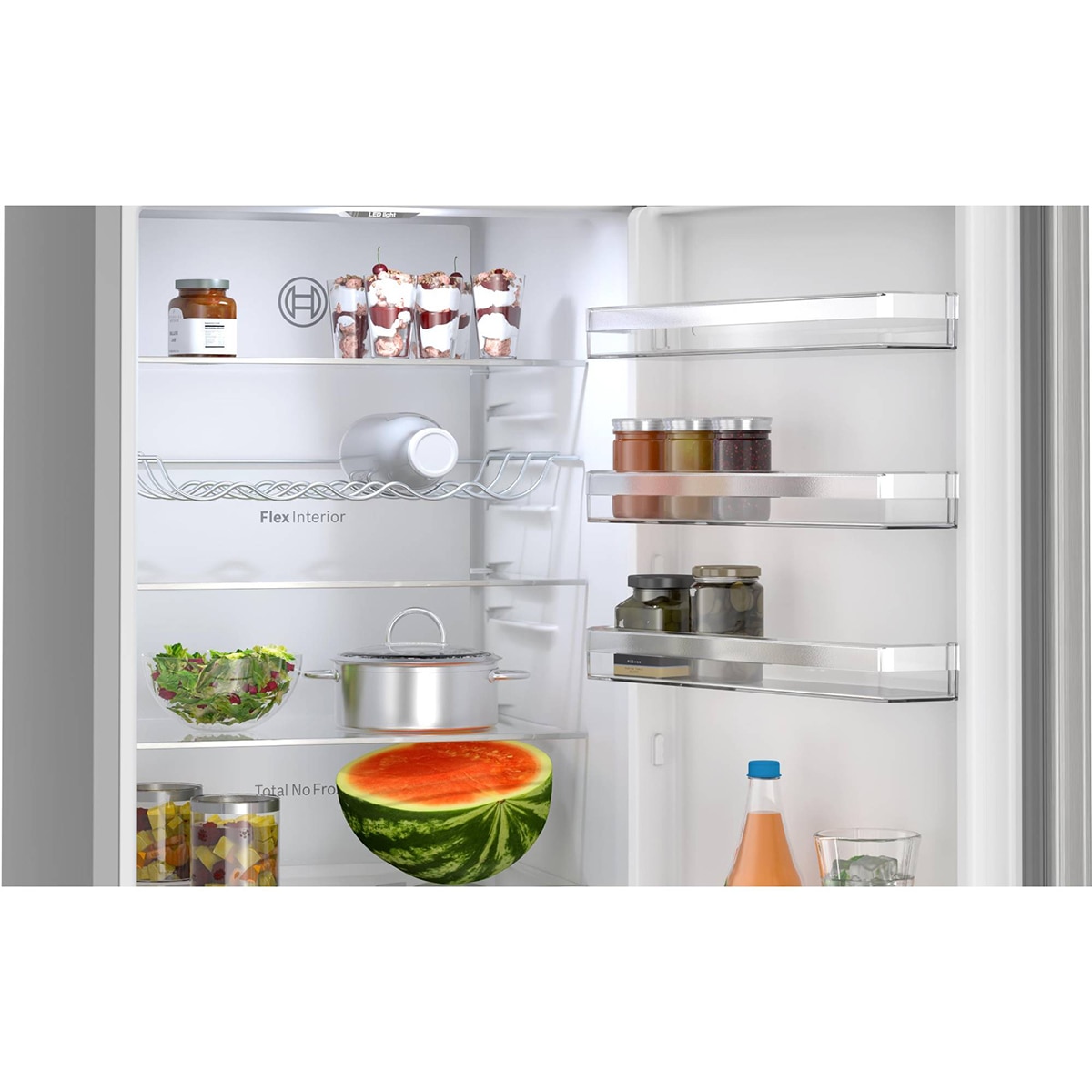 Frigorífico Combi Bosch, Total No Frost, 203 x 60cm - KGN392LAG (Reacondicionado Grado C) - Acero antihuellas Acero antihuellas-5