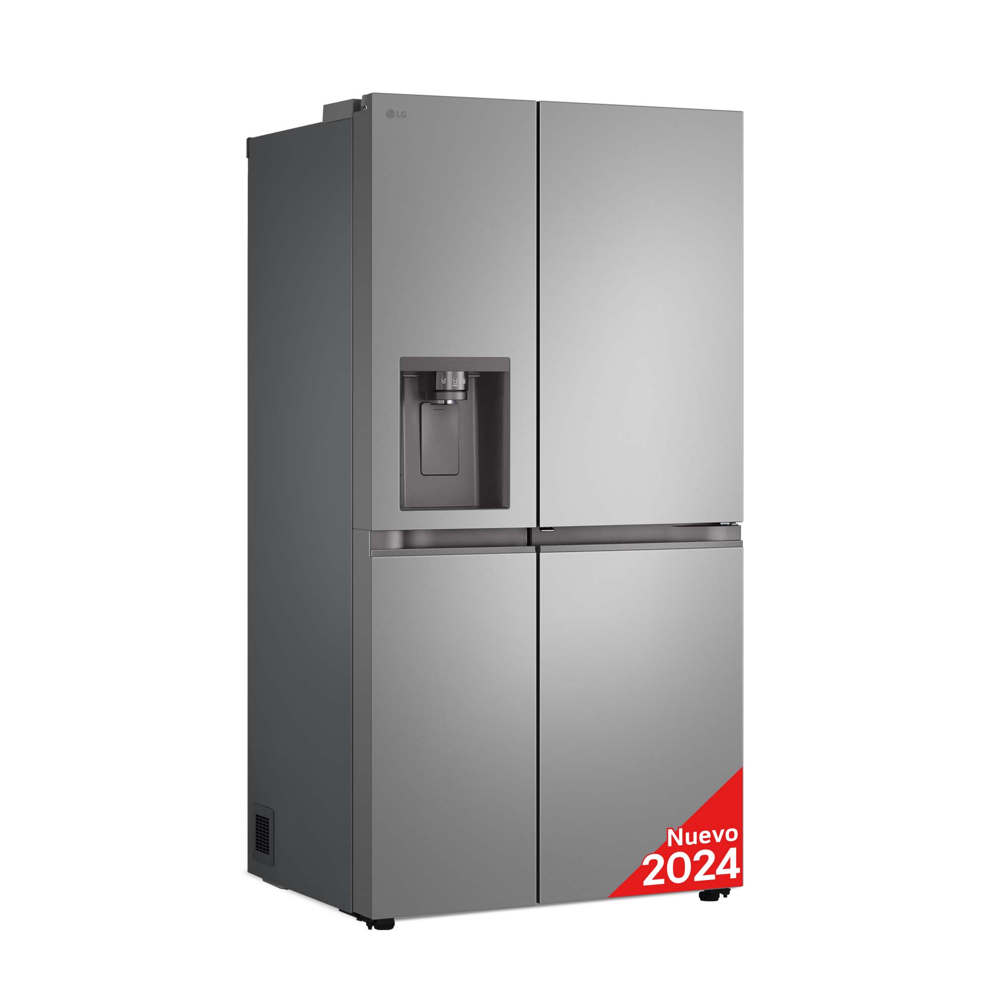 Frigorífico americano LG Smart Inverter Compressor, 179 cm, 641 l, Door-in-Door, con dispensador - GSJC41PYPE (Reacondicionado Grado D) - Inox Inox-3