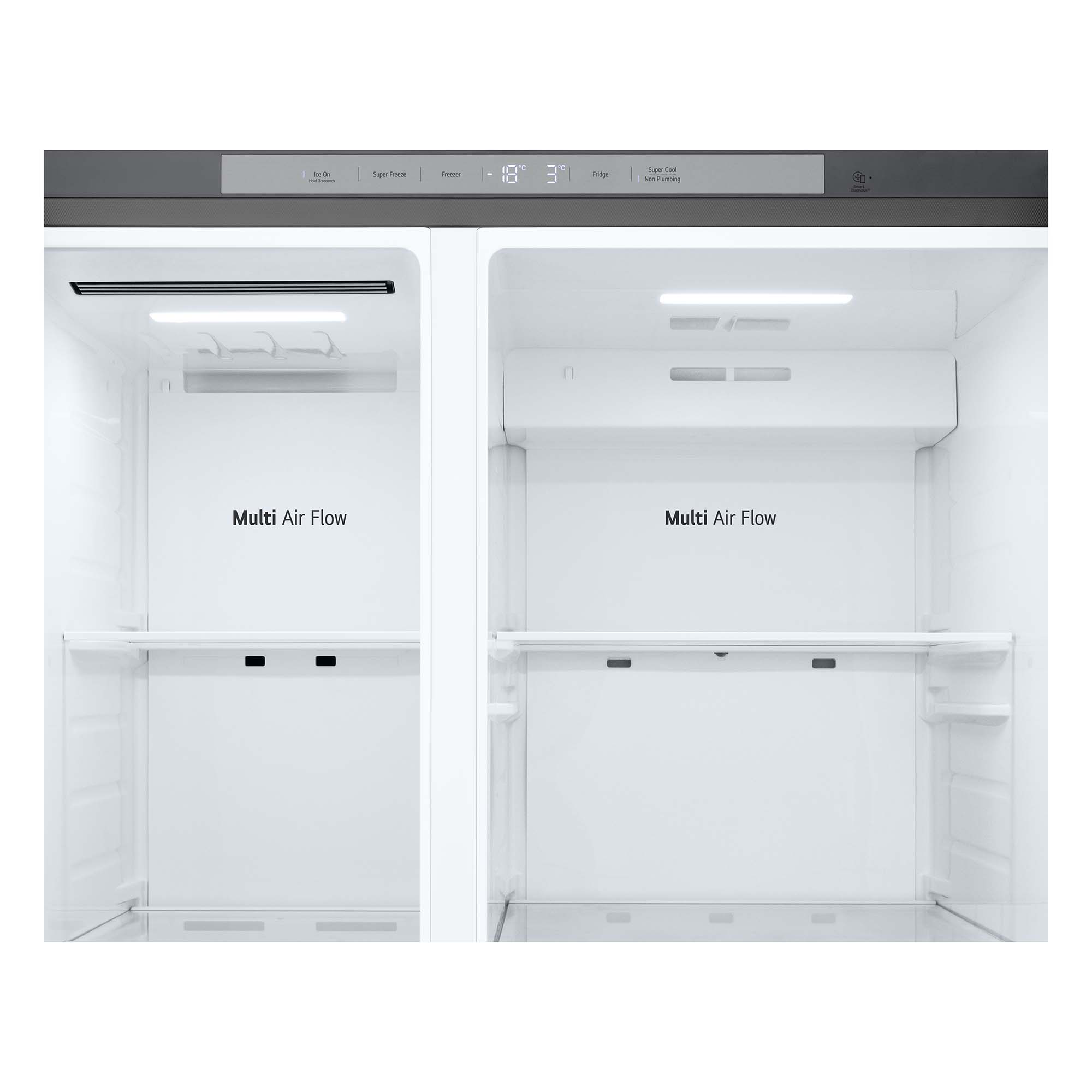 Frigorífico americano LG Smart Inverter Compressor, 179 cm, 641 l, Door-in-Door, con dispensador - GSJC41PYPE (Reacondicionado Grado D) - Inox Inox-17