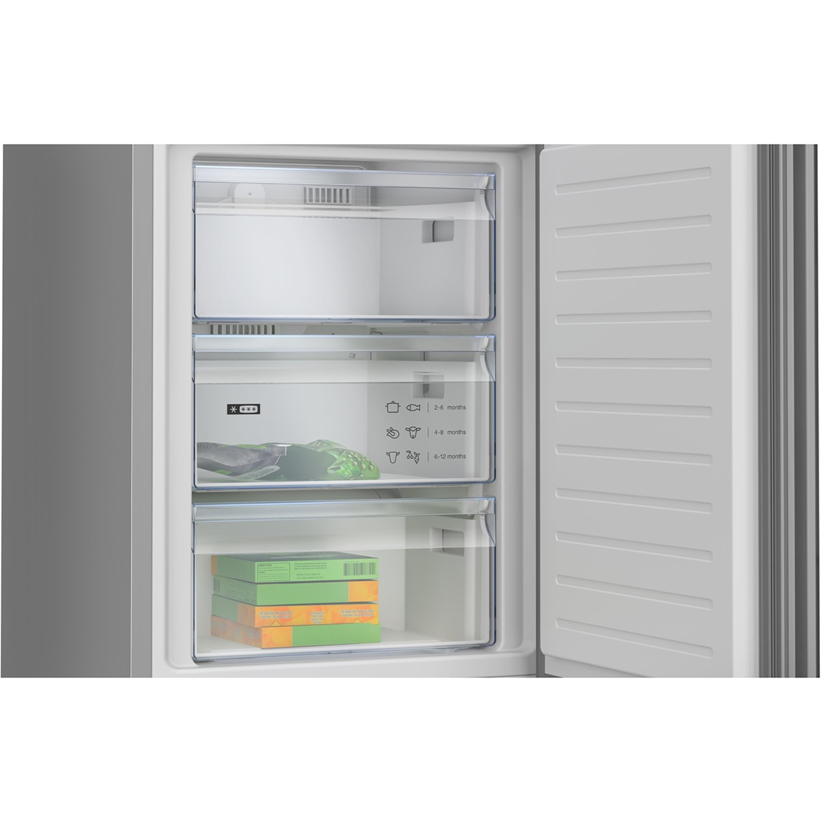 Frigorífico combi Balay Serie Cristal Total NoFrost - 3KFD855BI (Reacondicionado Grado D) - Cristal blanco Cristal blanco-4