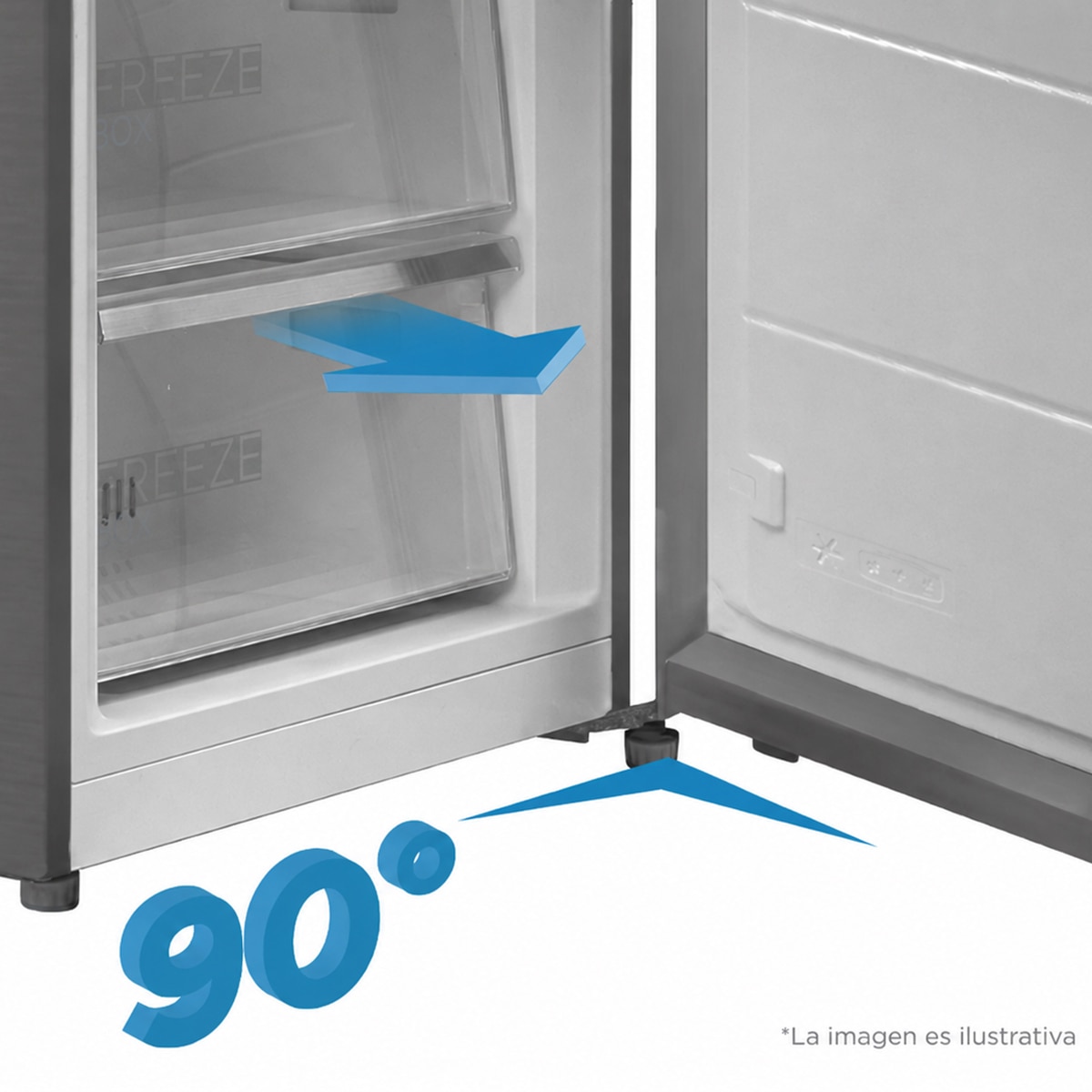 Frigorífico combi Midea Total No Frost - MDRB424FGE02OE (Reacondicionado Grado D) - Inox Inox-6