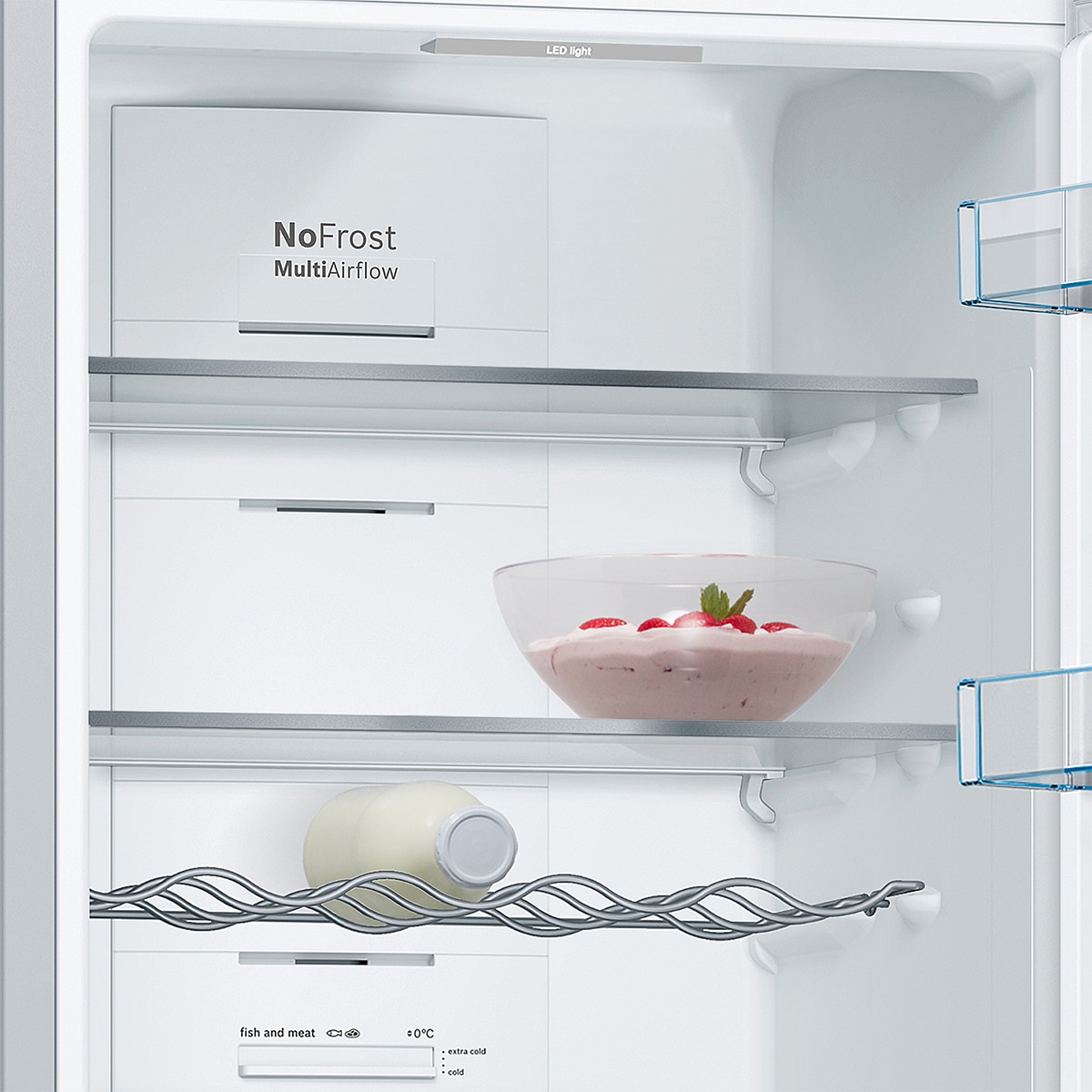 Frigorífico Combi Bosch, Serie 4, Total NoFrost - KGN36VIDB (Reacondicionado Grado D) - Acero mate antihuellas Acero mate antihuellas-3