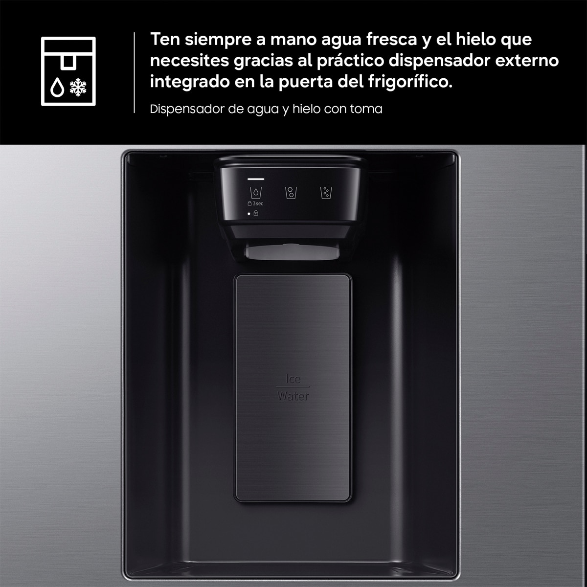 Frigorífico Americano Samsung Bespoke AI 178cm All Around Cooling 640L RS70F64KDTEF (Reacondicionado Grado D) - Inox Inox-10
