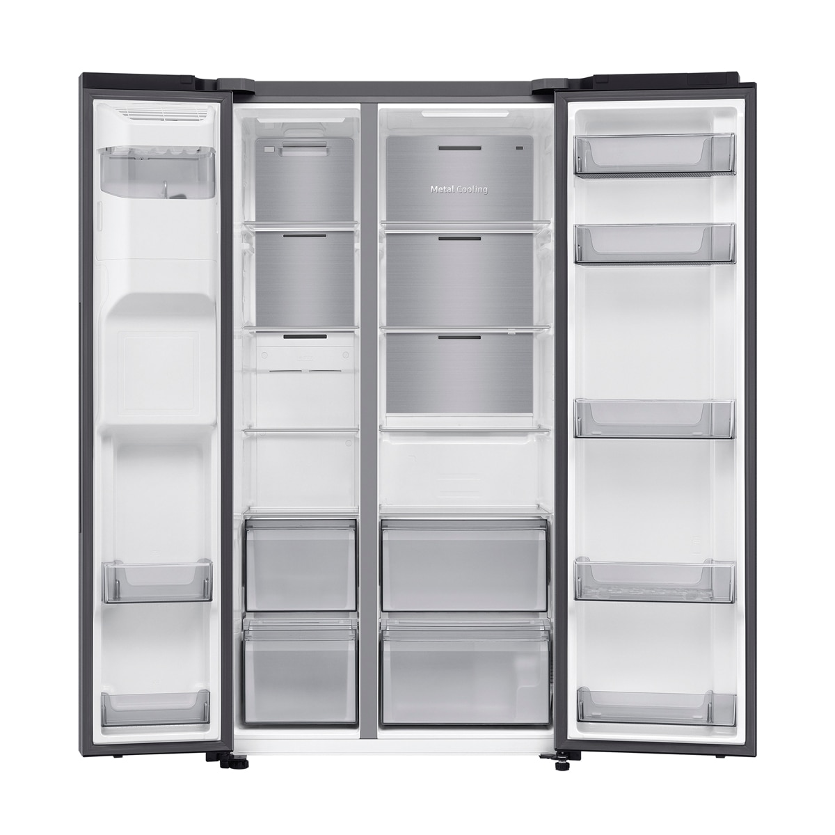 Frigorífico Americano Samsung Bespoke AI 178cm All Around Cooling 640L RS70F64KDTEF (Reacondicionado Grado D) - Inox Inox-16