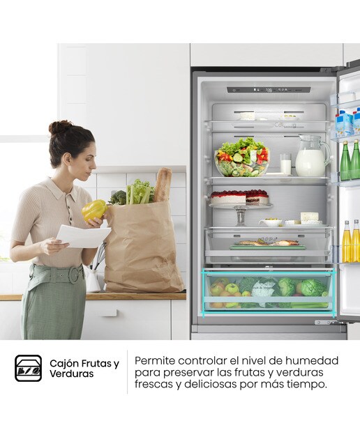 Frigorífico combi Hisense Inverter Multi Air Flow - RT641N4AIE (Reacondicionado Grado D) - Inox Inox-5