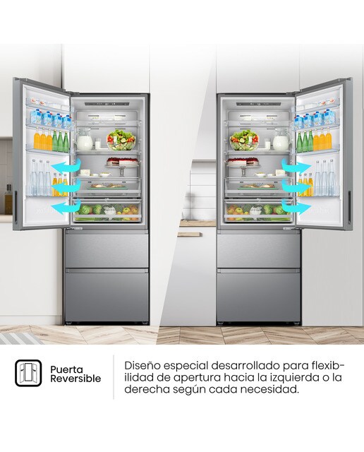 Frigorífico combi Hisense Inverter Multi Air Flow - RT641N4AIE (Reacondicionado Grado D) - Inox Inox-8