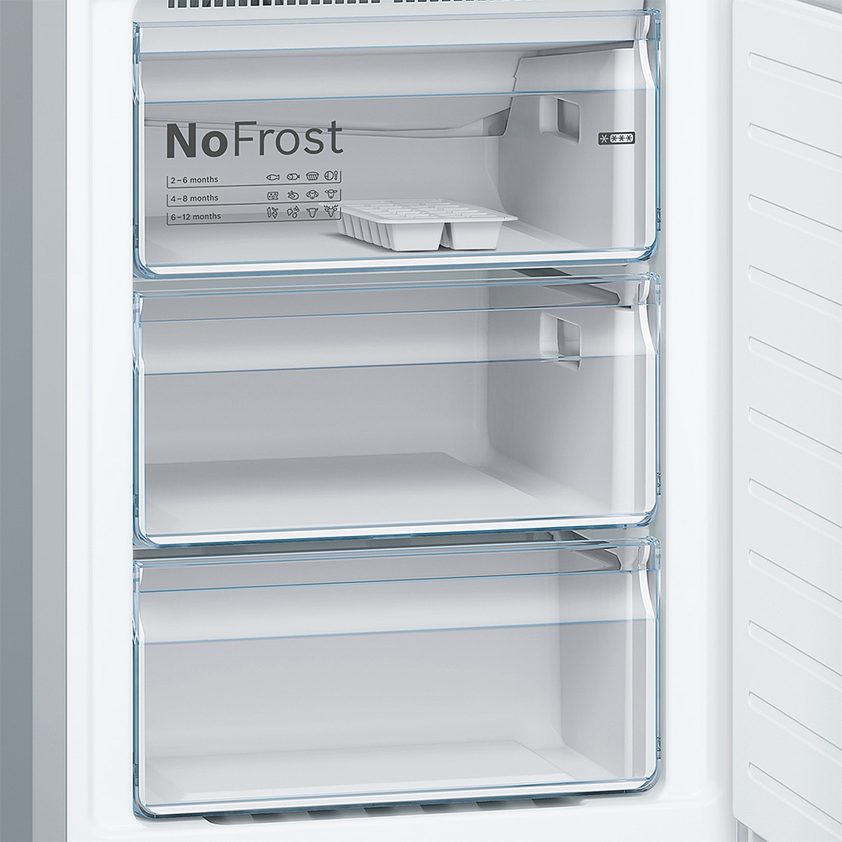 Frigorífico Combi Bosch, Serie 4, Total NoFrost - KGN36VIDB (Reacondicionado Grado D) - Acero mate antihuellas Acero mate antihuellas-5