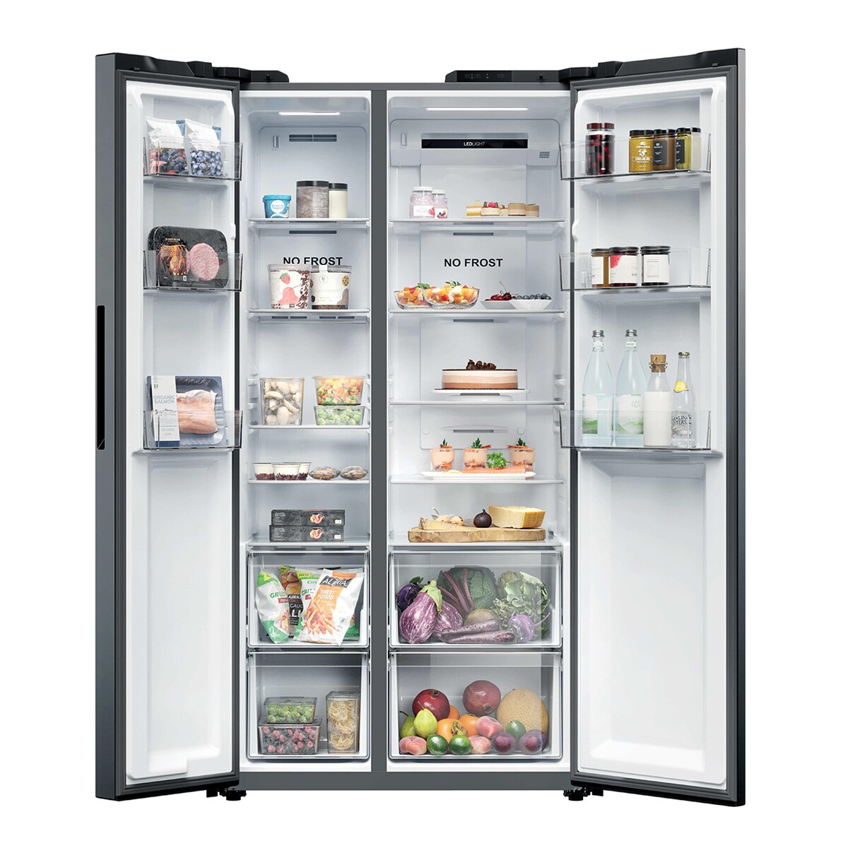 Frigor fico Americano Candy Total No Frost Side By Side CNSQ2T918EX 