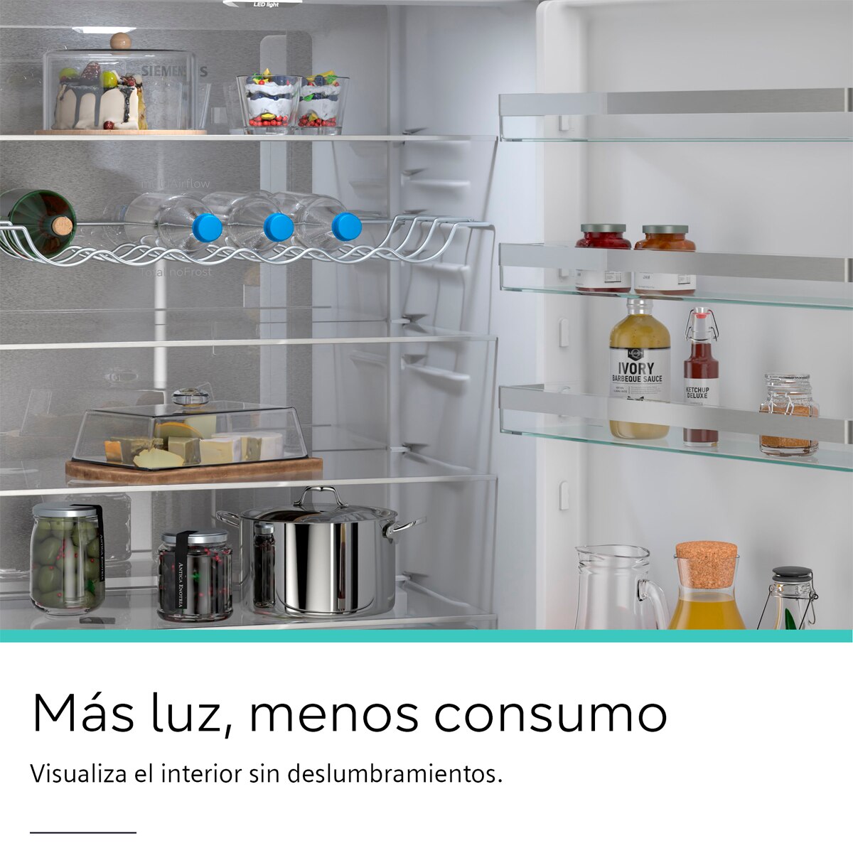 Frigorífico combi Siemens, Total No Frost - KG49NVXCG (Reacondicionado Grado C) - Acero negro antihuellas Acero negro antihuellas-11