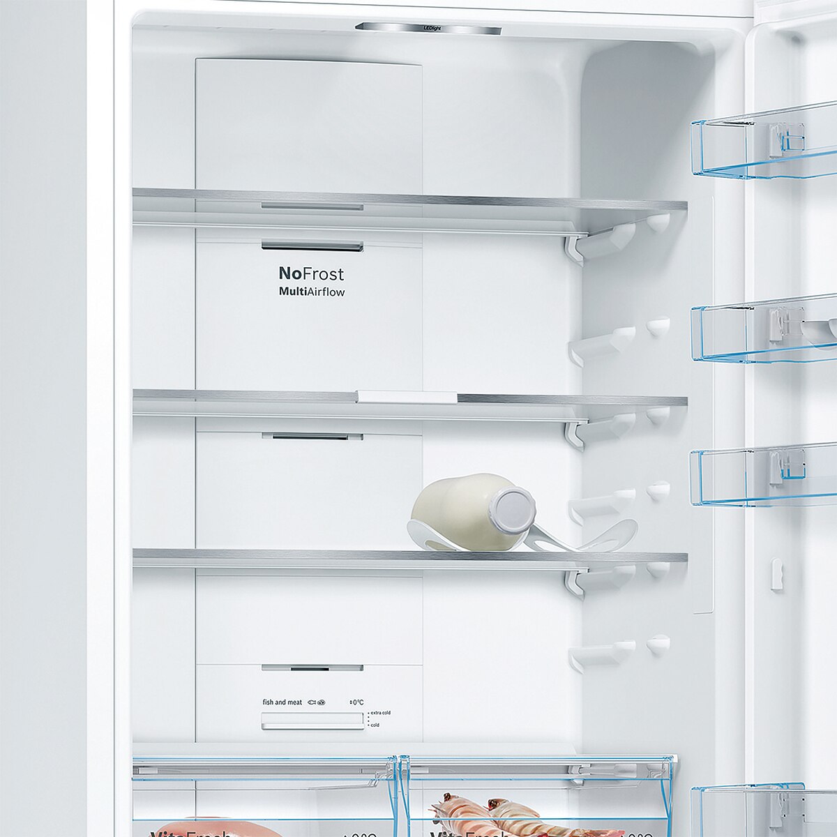 Frigorífico Combi Bosch, Serie 4, Total NoFrost , 70 cm de ancho - KGN493WDA (Reacondicionado Grado B) - Blanco Blanco-4