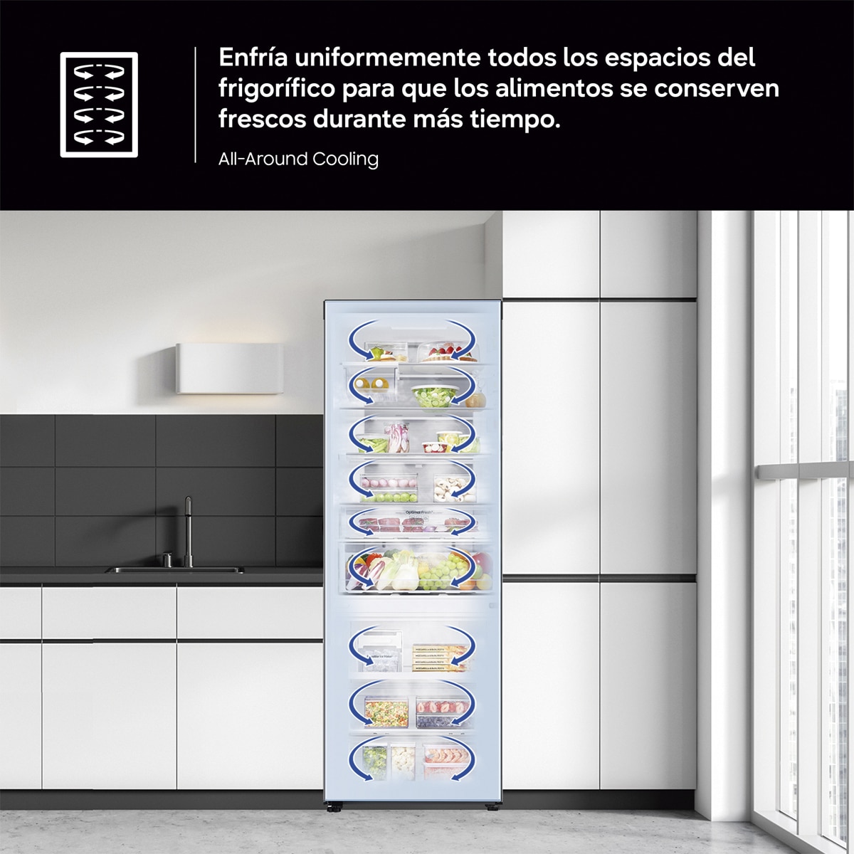 Frigorífico Combi Samsung Wifi, tecnología SpaceMax - SMART RB34C602DSA/EF (Reacondicionado Grado D) - Inox Inox-9