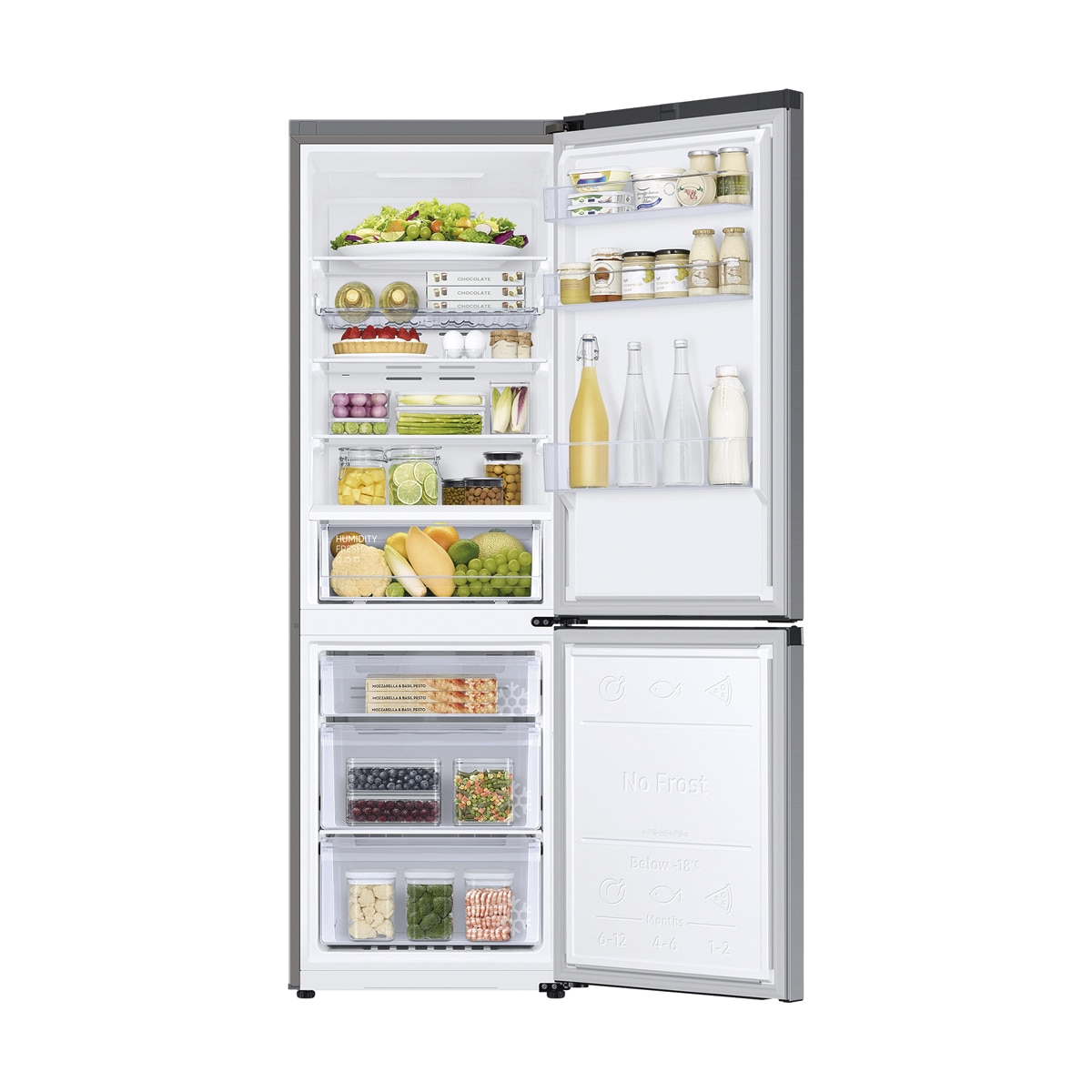 Frigorífico Combi Samsung Wifi, tecnología SpaceMax - SMART RB34C602DSA/EF (Reacondicionado Grado D) - Inox Inox-12