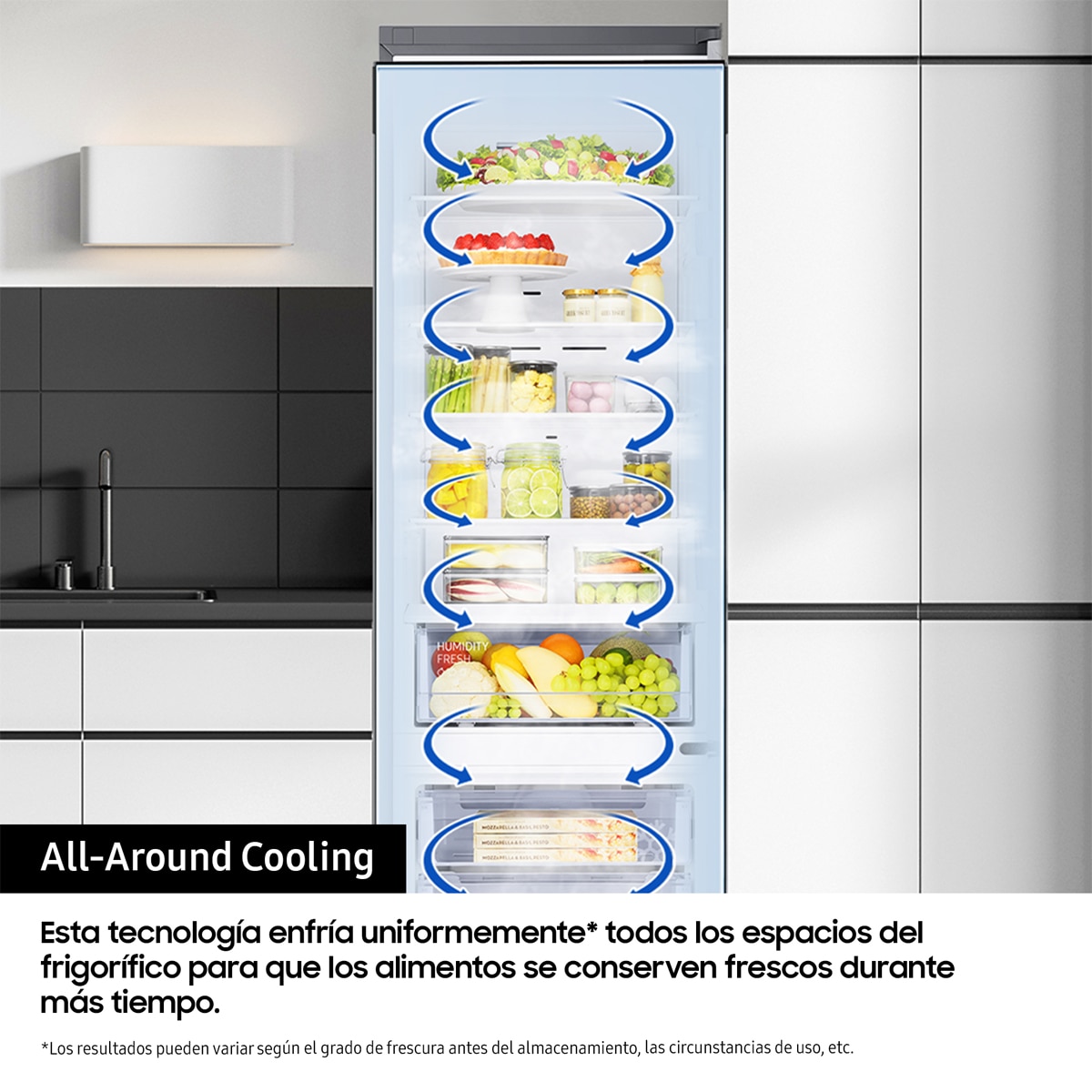 Frigorífico Combi Samsung con IA 203cm Balda Botellero 390L Clase C Inox RB38C600CS9/EF (Reacondicionado Grado D) - Inox Inox-6