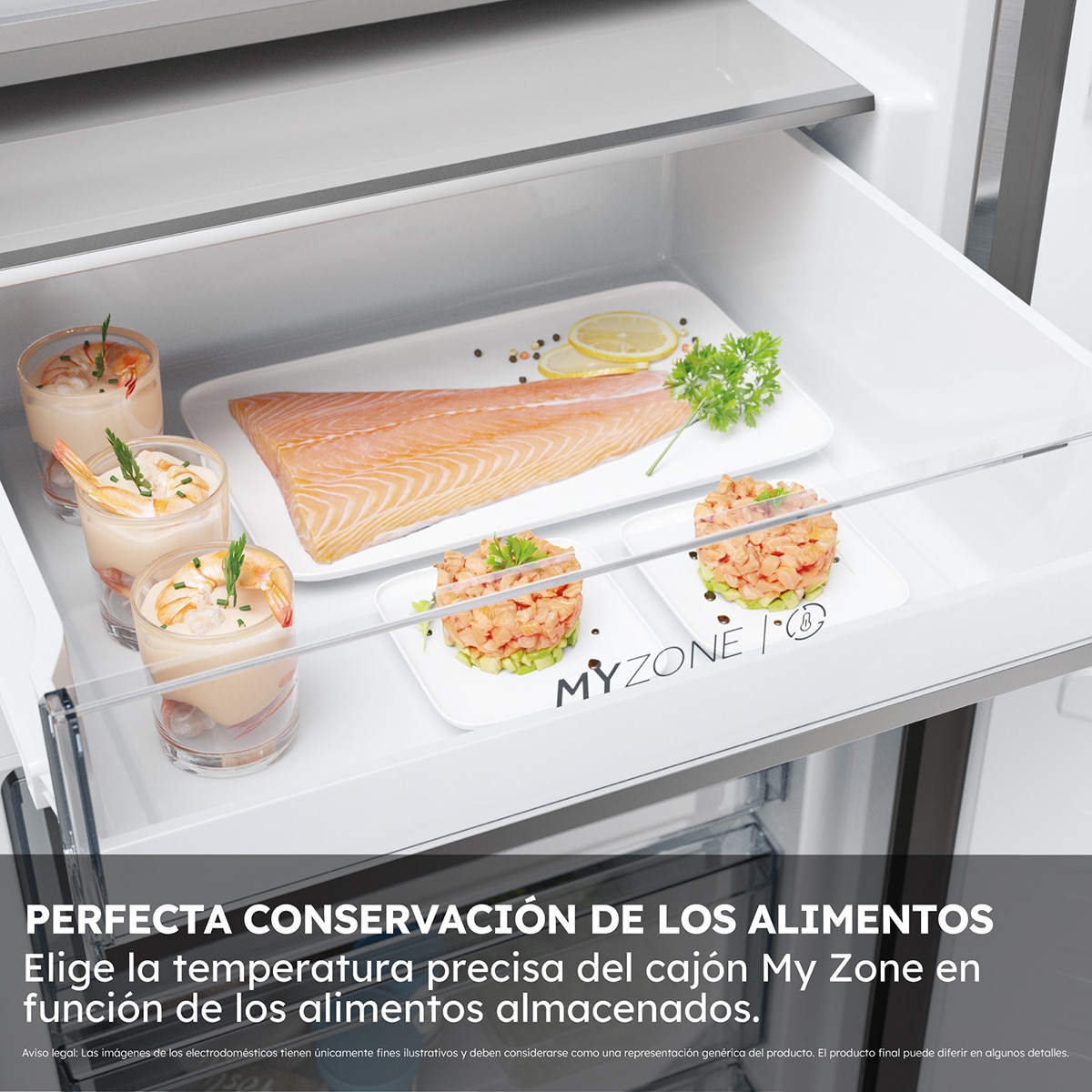 Frigorífico Combi Haier Total No Frost 3D 55 Series 3 - HTR3518ENMW (Reacondicionado Grado D) - Blanco Blanco-11