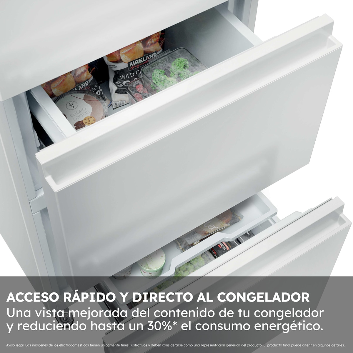 Frigorífico Combi Haier Total No Frost 3D 55 Series 3 - HTR3518ENMW (Reacondicionado Grado D) - Blanco Blanco-12