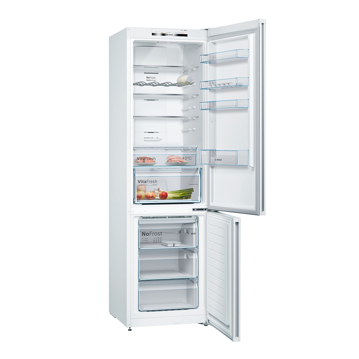 Frigorífico Combi Bosch, Serie 4, Total NoFrost - KGN39VWDC (Reacondicionado Grado C) - Blanco Blanco-2