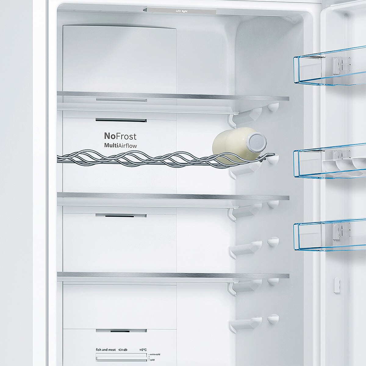 Frigorífico Combi Bosch, Serie 4, Total NoFrost - KGN39VWDC (Reacondicionado Grado C) - Blanco Blanco-4