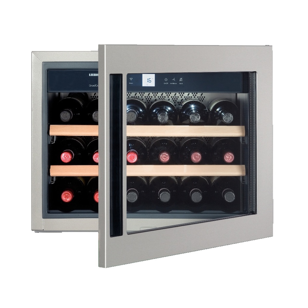 Vinoteca integrable Liebherr con capacidad para 18 Botellas - WKEes 553 (Reacondicionado Grado C) - Inox / Cristal Inox / Cristal-3