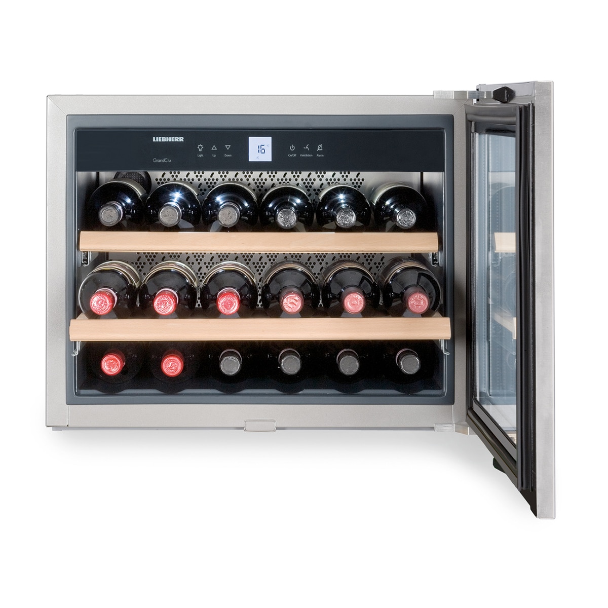 Vinoteca integrable Liebherr con capacidad para 18 Botellas - WKEes 553 (Reacondicionado Grado C) - Inox / Cristal Inox / Cristal-5