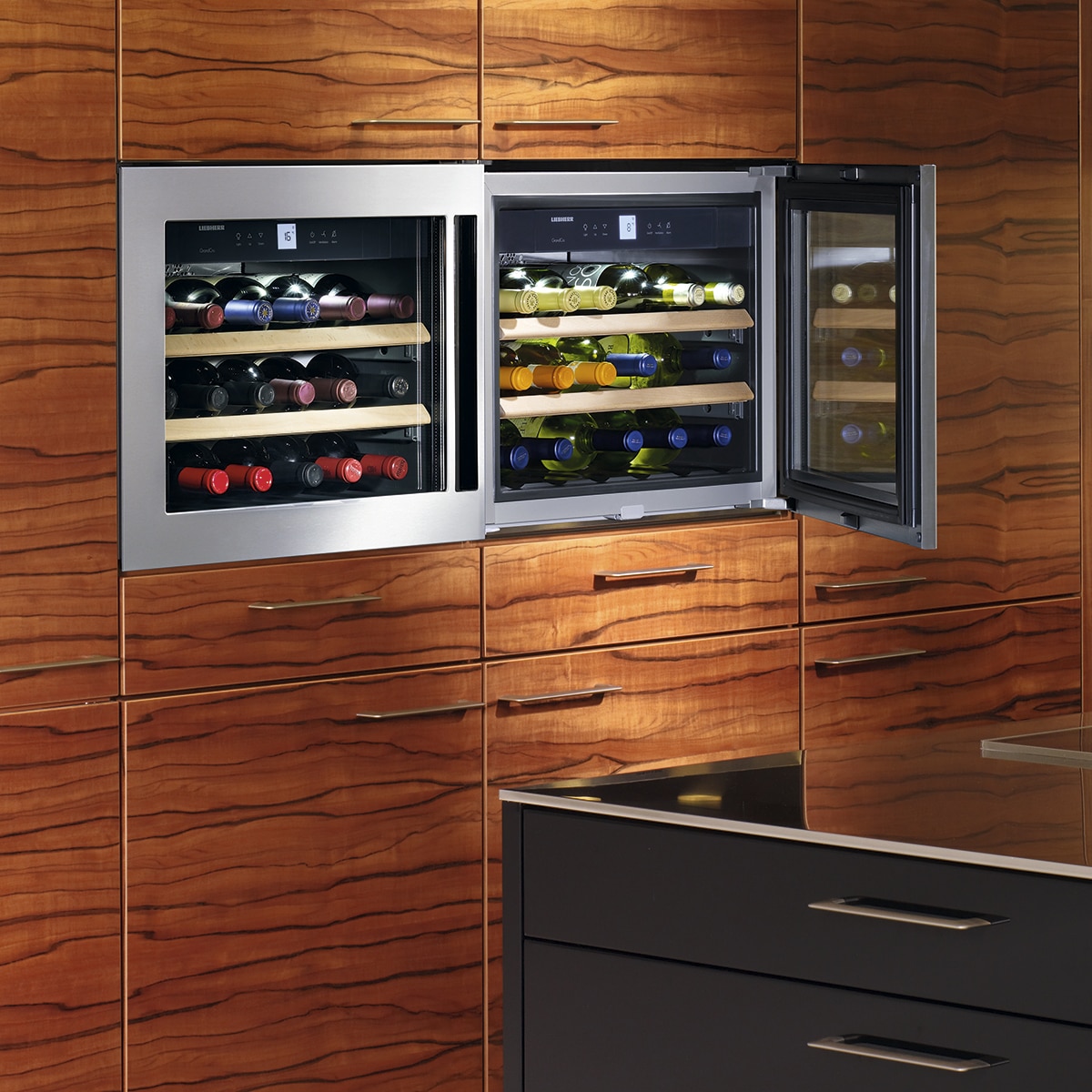 Vinoteca integrable Liebherr con capacidad para 18 Botellas - WKEes 553 (Reacondicionado Grado C) - Inox / Cristal Inox / Cristal-7