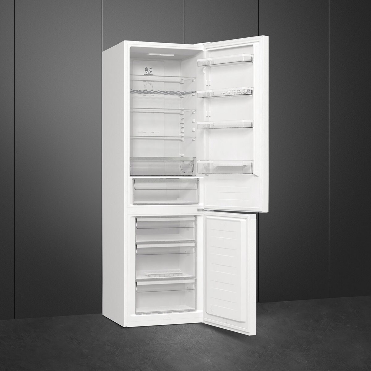 Imagen 4 de Frigorífico Combi Smeg Total No Frost, 331 litros, Blanco, apertura a la derecha - RC20WDNE (Reacondicionado Grado D) - Blanco Blanco
