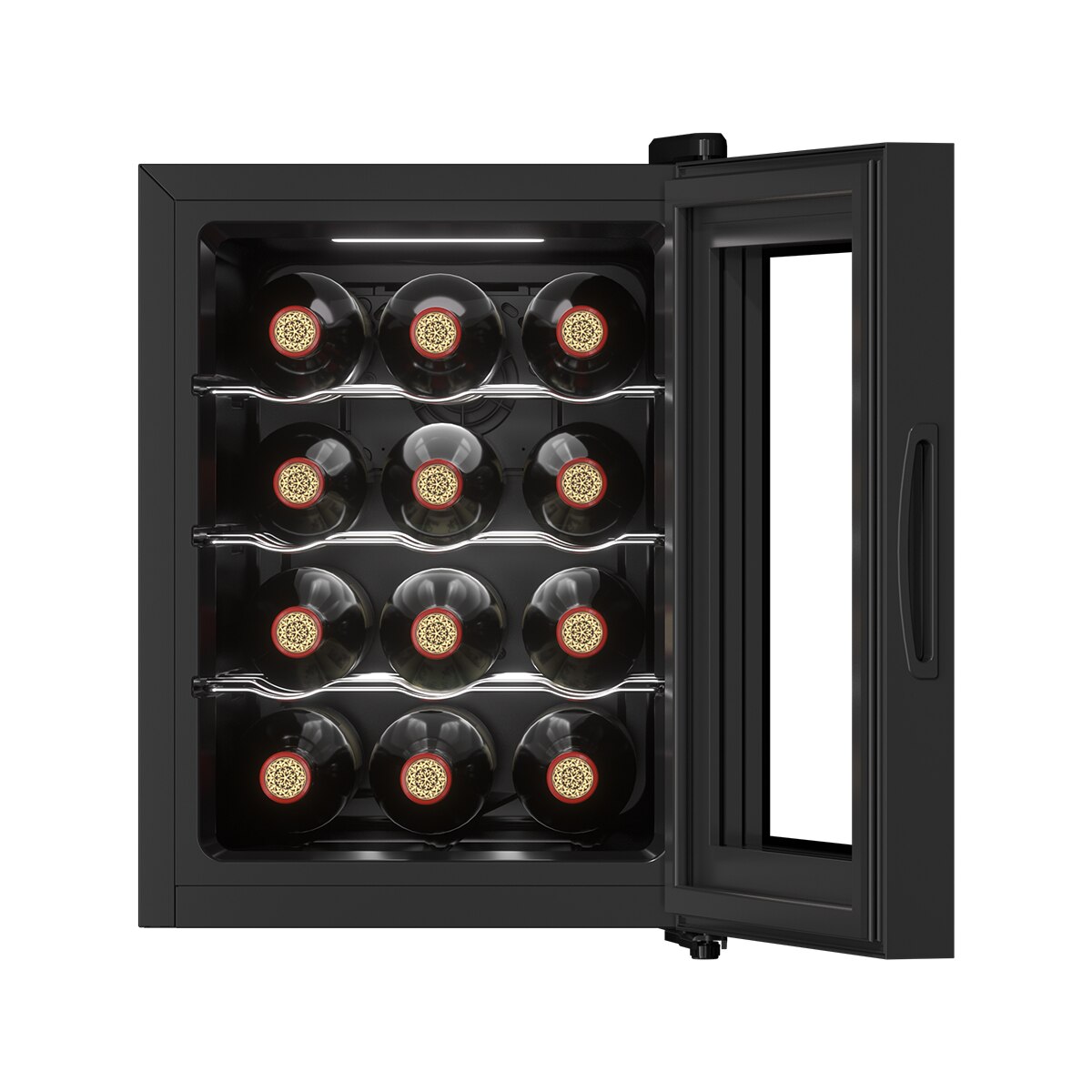 Botellero Saivod para 12 botellas - VS1225 (Reacondicionado Grado B) - Negro Negro-4
