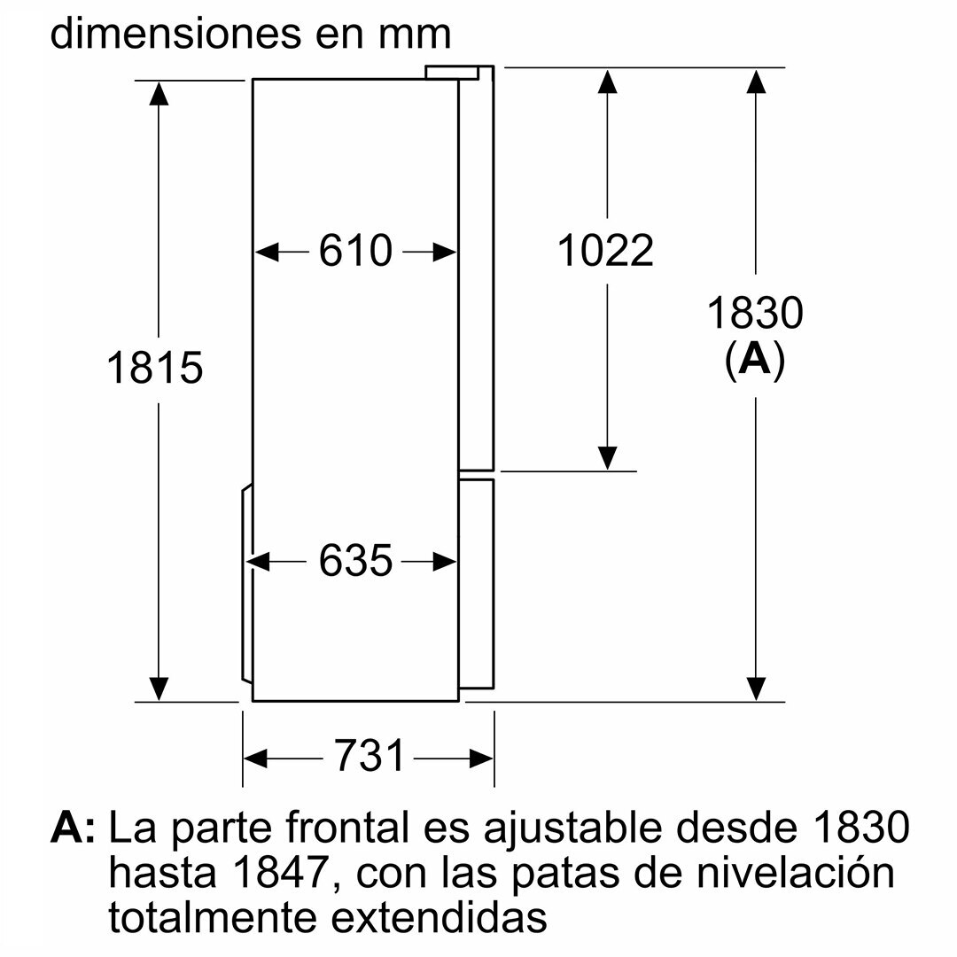 Imagen 4 de Frigorífico americano Bosch No Frost Master Chef - KFN96APEA (Reacondicionado Grado C) - Inox antihuellas Inox antihuellas