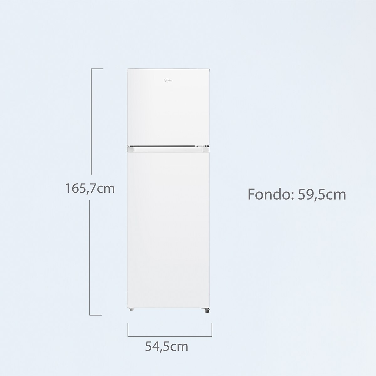 Frigorífico 2 puertas Midea Total No Frost - MDRT385MTE01 (Reacondicionado Grado D) - Blancos Blancos-2