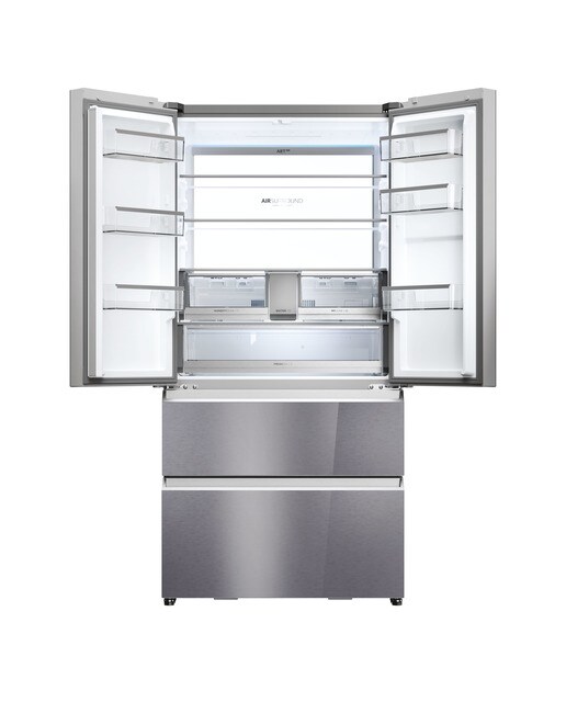 Imagen 3 de Frigorífico americano Haier, Total no Frost, Motor Inverter,FD 90 Series 7 - HFR79F19EFGK (Reacondicionado Grado D) - Glass Inox Look Glass Inox Look