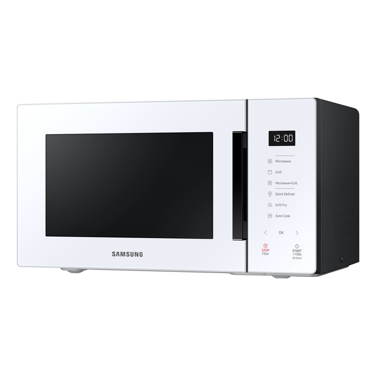 Microondas  Samsung 23 litros y grill - MG23T5018CW/EC (Reacondicionado Grado C) Cristal blanco-2