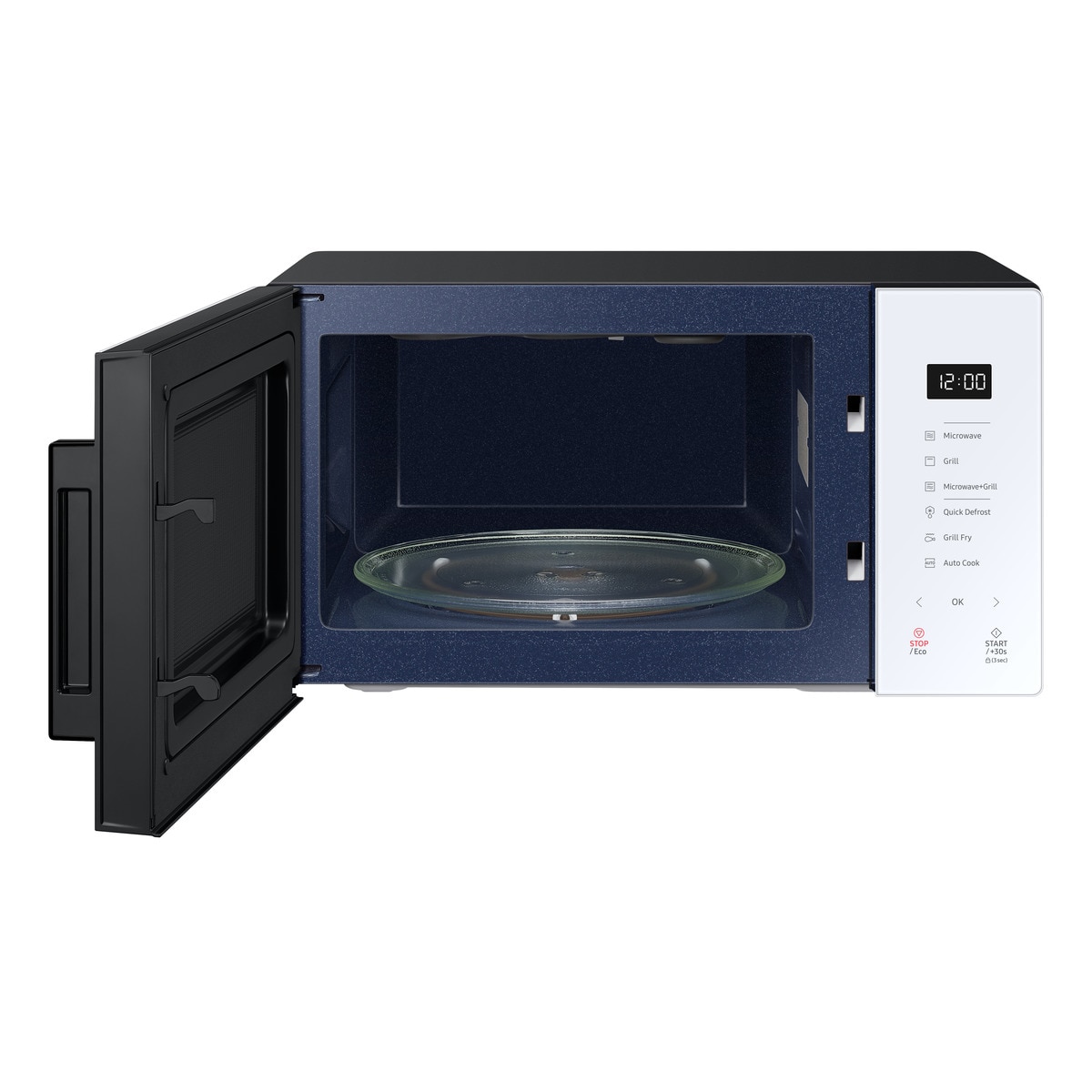 Microondas  Samsung 23 litros y grill - MG23T5018CW/EC (Reacondicionado Grado C) Cristal blanco-5