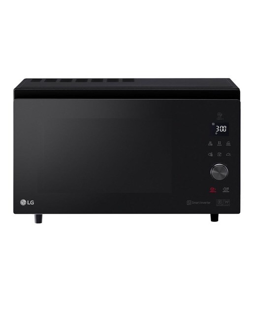 LG - Microondas LG 39 litros, grill, 1.100 w y 4 en 1- MJ3965BPS (Reacondicionado Grado B).