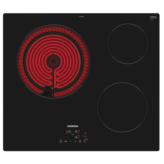 Imagen 0 de Placa vitrocerámica Siemens 3 zonas de cocción - ET61RBKB8E (Reacondicionado Grado A)