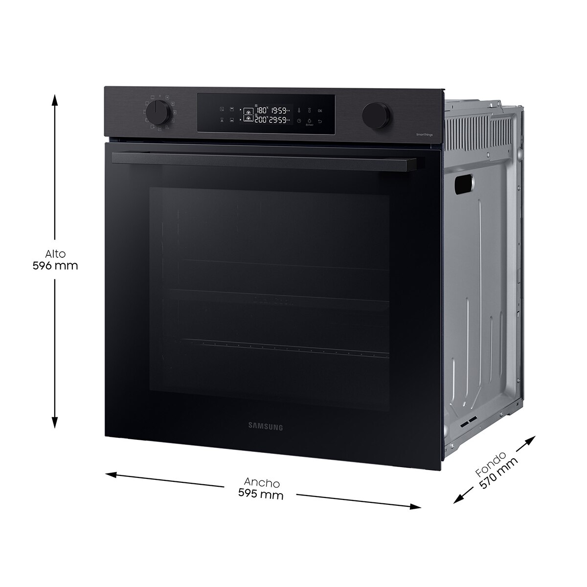Horno multifunción Samsung pirolítico, Dual Cook - NV7B4430ZAB/U1 (Reacondicionado Grado B) - Negro Negro-2
