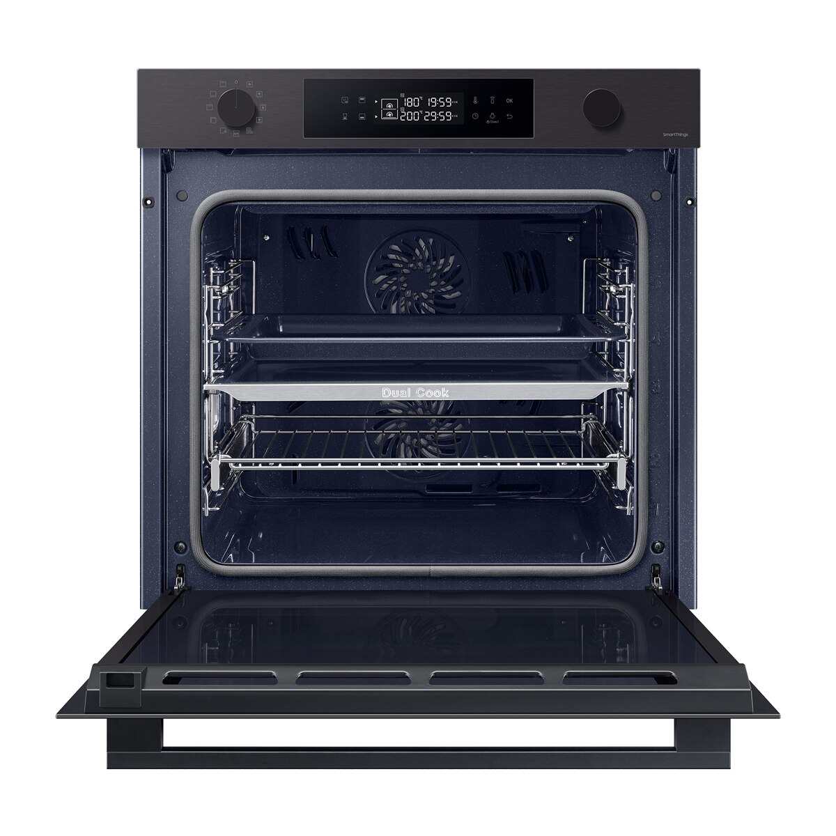 Horno multifunción Samsung pirolítico, Dual Cook - NV7B4430ZAB/U1 (Reacondicionado Grado B) - Negro Negro-3