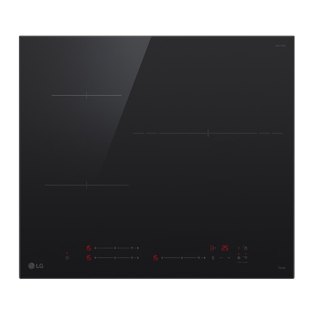Placa de inducción LG con 2 zonas y 1 gigante 32 cm, 59 cm - CI5Z2421BN (Reacondicionado Grado D) Cristal negro · El… — oferta en El Corte Inglés
