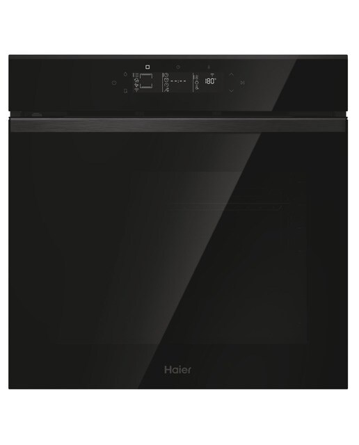 Haier - Horno multifunción Haier WIFI, limpieza pirolítica, guía telescópica - H6 ID65G3YTB (Reacondicionado Grado D).