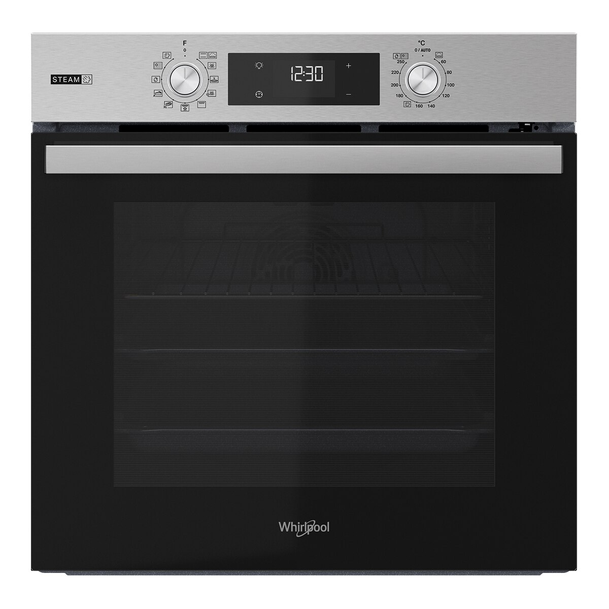 Whirlpool - Horno multifunción Whirlpool autolimpieza pirolítico + hidrolítico- OMSR58RU1SX (Reacondicionado Grado