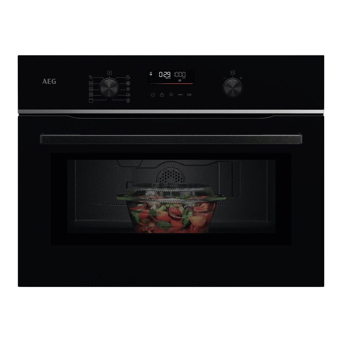 AEG - Horno multifunción con microondas AEG y 9 funciones - TM5NK401B (Reacondicionado Grado C).