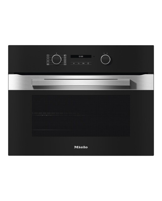 Miele - Horno compacto Miele PerfectClean y guías telescópicas FlexiClip - H2841BIBEDST (Reacondicionado Grado C).