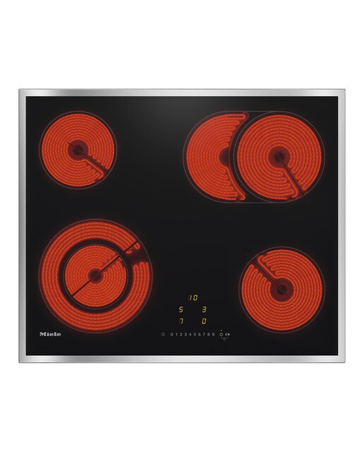 Miele - Placa vitrocerámica Miele 4 zonas de cocción - KM 6521 FR (Reacondicionado Grado B).